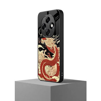 Dragon Spirit oppo f31 pro 5g mobile cover | shockproof glass phone case