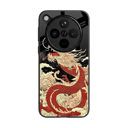 Dragon Spirit back phone cover | glass case for oppo find x8