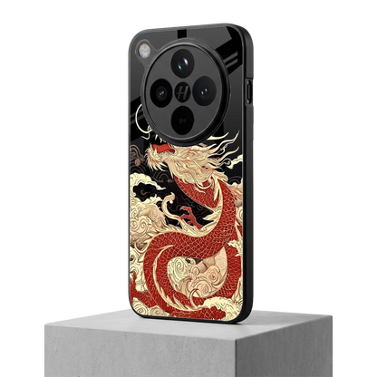 Dragon Spirit oppo find x8 mobile cover | shockproof glass phone case