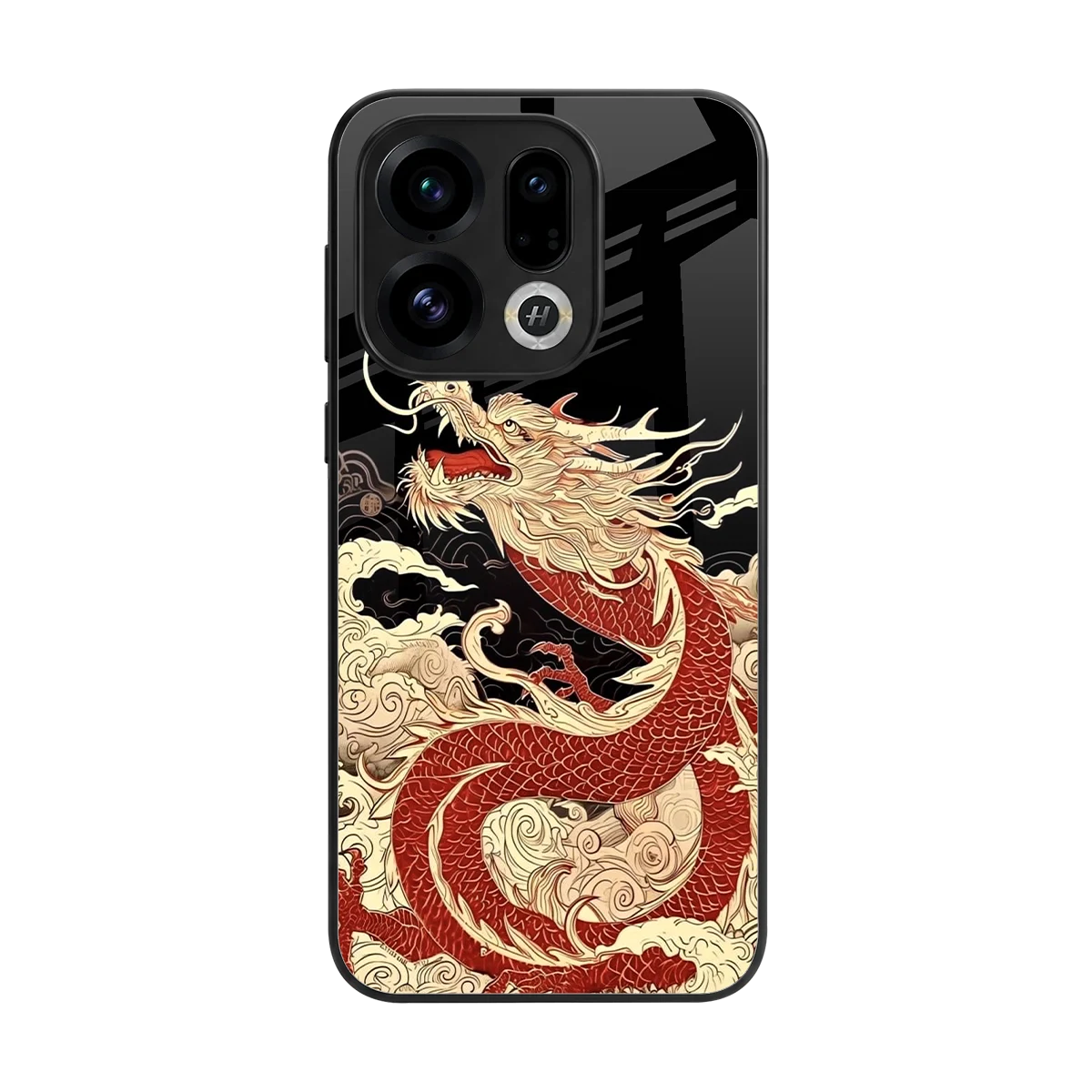 Dragon Spirit back phone cover | glass case for oppo find x9