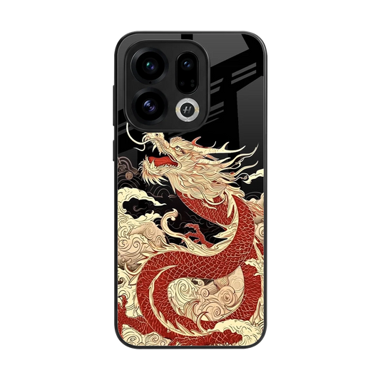 Dragon Spirit back phone cover | glass case for oppo find x9