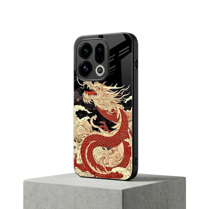 Dragon Spirit oppo find x9 mobile cover | shockproof glass phone case