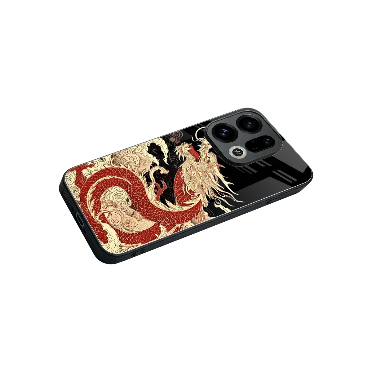 Dragon Spirit stylish phone case for oppo find x9 | glossy glass and slim fit