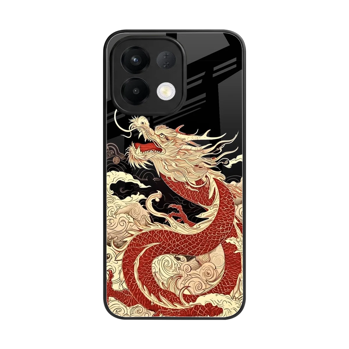 Dragon Spirit back phone cover | glass case for oppo k13 5g