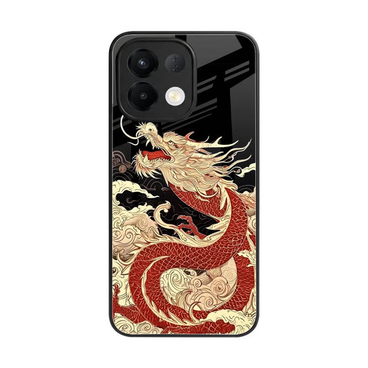 Dragon Spirit back phone cover | glass case for oppo k13 5g