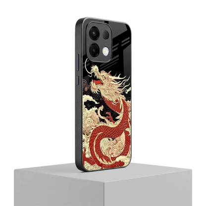 Dragon Spirit oppo k13 5g mobile cover | shockproof glass phone case