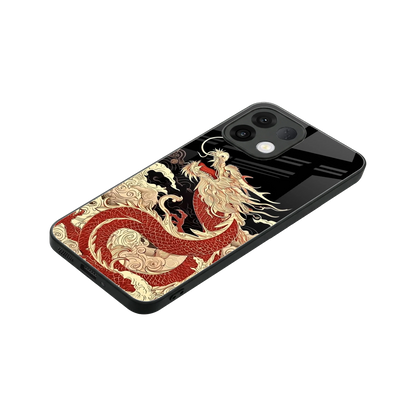 Dragon Spirit stylish phone case for oppo k13 5g | glossy glass and slim fit