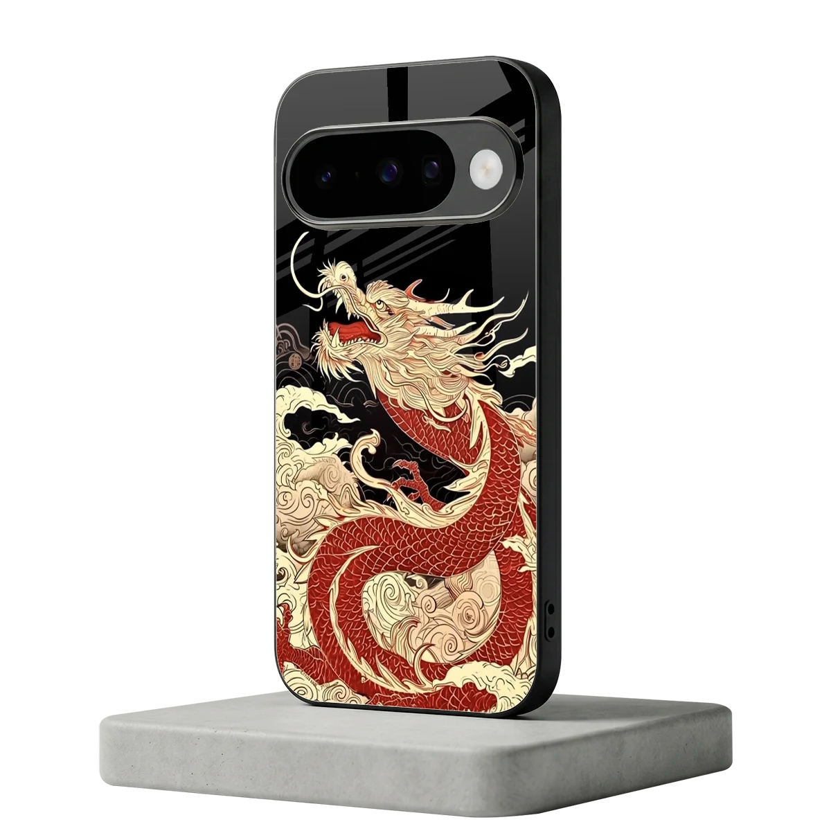 Dragon Spirit google pixel 10 mobile cover | shockproof glass phone case