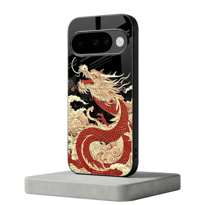 Dragon Spirit google pixel 10 mobile cover | shockproof glass phone case