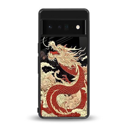 Dragon Spirit back phone cover | glass case for google pixel 6 pro