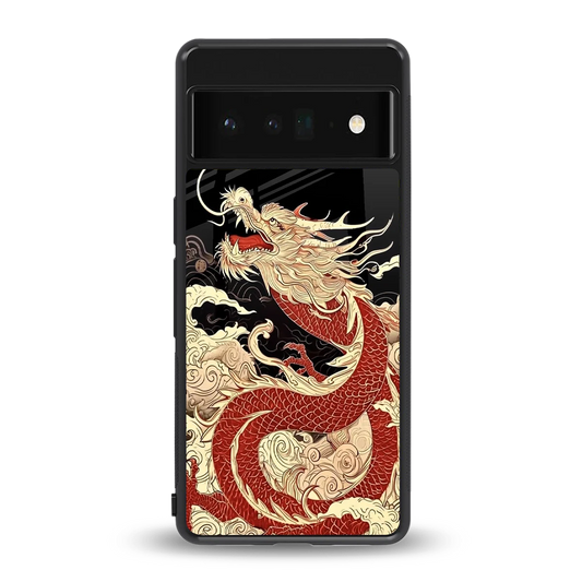 Dragon Spirit back phone cover | glass case for google pixel 6 pro