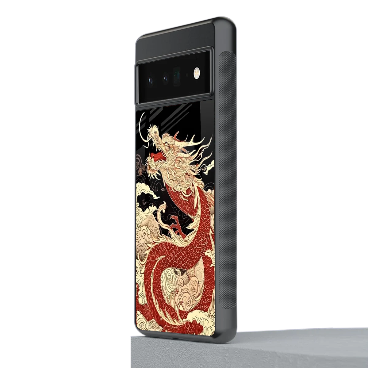 Dragon Spirit stylish phone case for google pixel 6 pro | glossy glass and slim fit