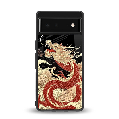 Dragon Spirit back phone cover | glass case for google pixel 6