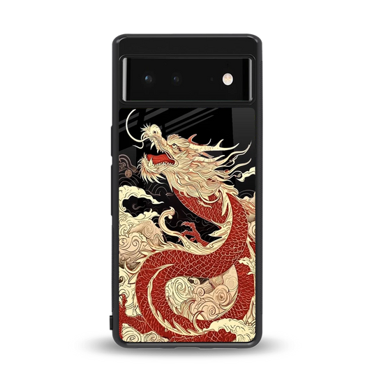 Dragon Spirit back phone cover | glass case for google pixel 6a