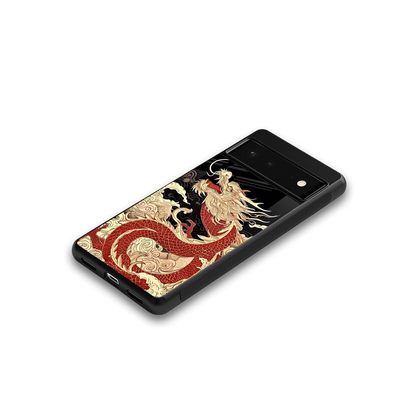 Dragon Spirit google pixel 6 mobile cover | shockproof glass phone case
