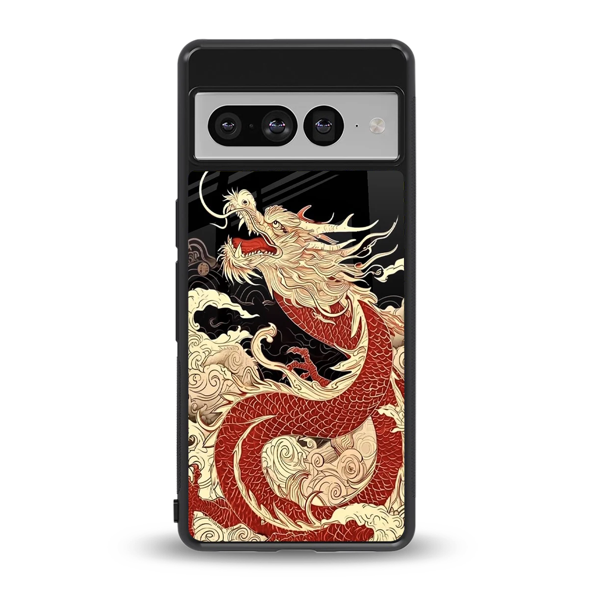 Dragon Spirit back phone cover | glass case for google pixel 7 pro