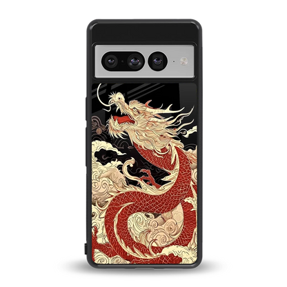 Dragon Spirit back phone cover | glass case for google pixel 7 pro