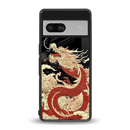 Dragon Spirit back phone cover | glass case for google pixel 7a
