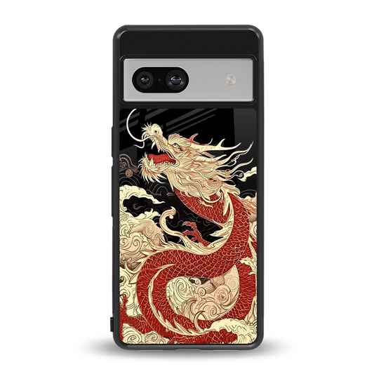 Dragon Spirit back phone cover | glass case for google pixel 7a
