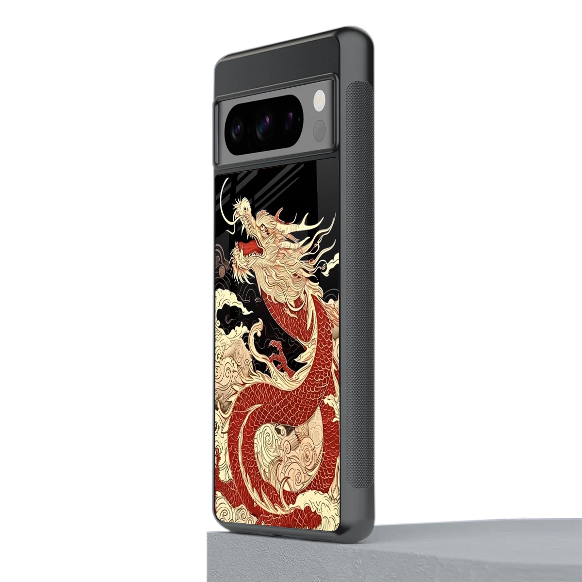 Dragon Spirit stylish phone case for google pixel 8 pro | glossy glass and slim fit