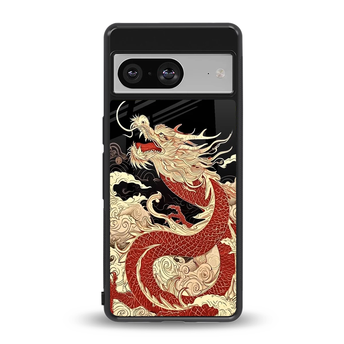 Dragon Spirit back phone cover | glass case for google pixel 8