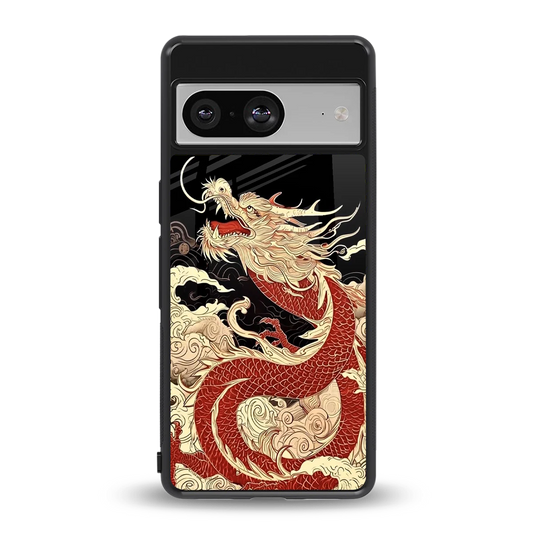 Dragon Spirit back phone cover | glass case for google pixel 8