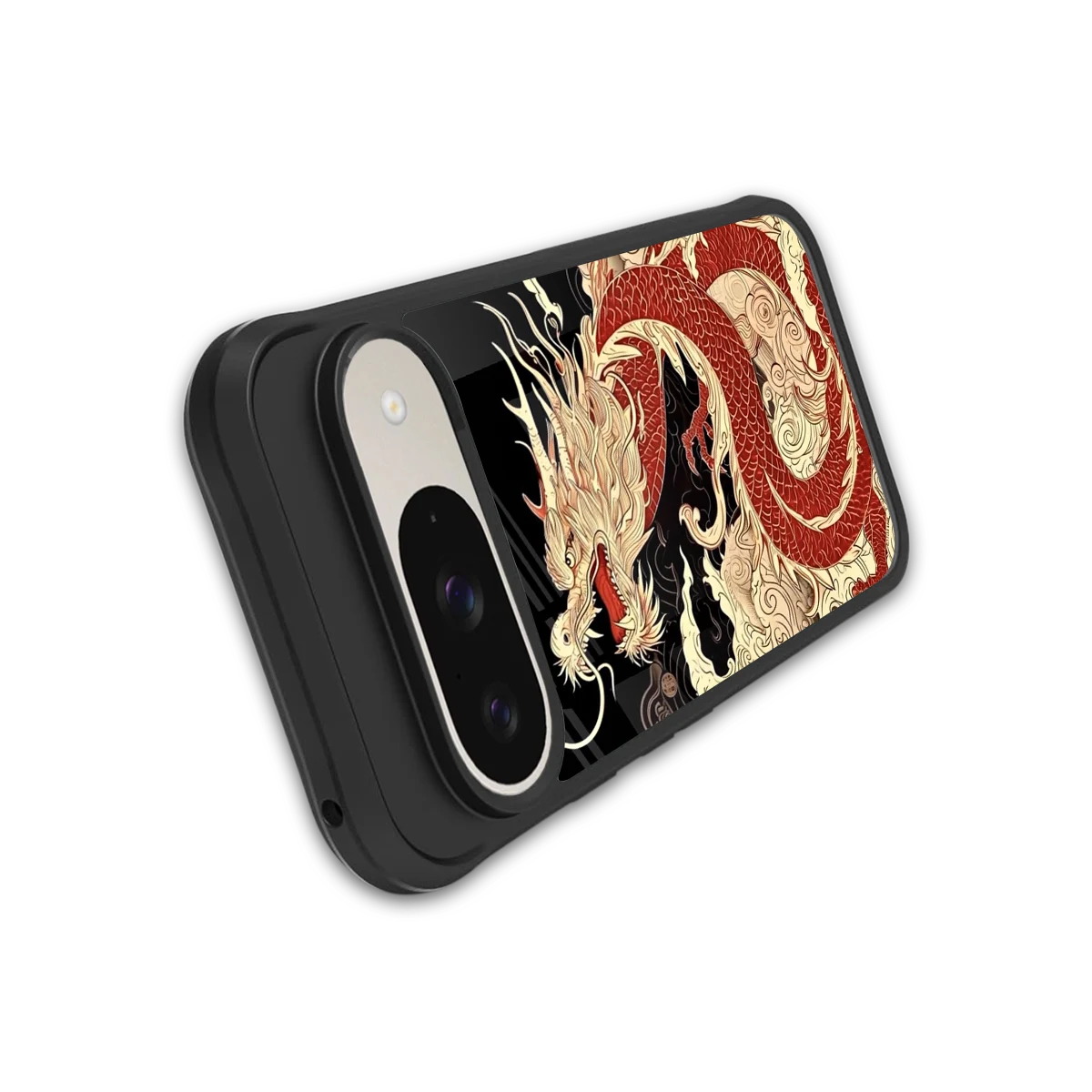 Dragon Spirit stylish phone case for google pixel 9 | glossy glass and slim fit