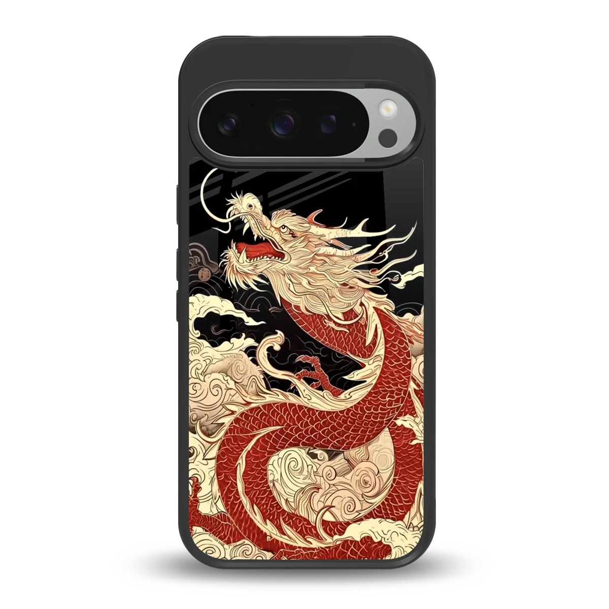 Dragon Spirit back phone cover | glass case for google pixel 9 pro xl