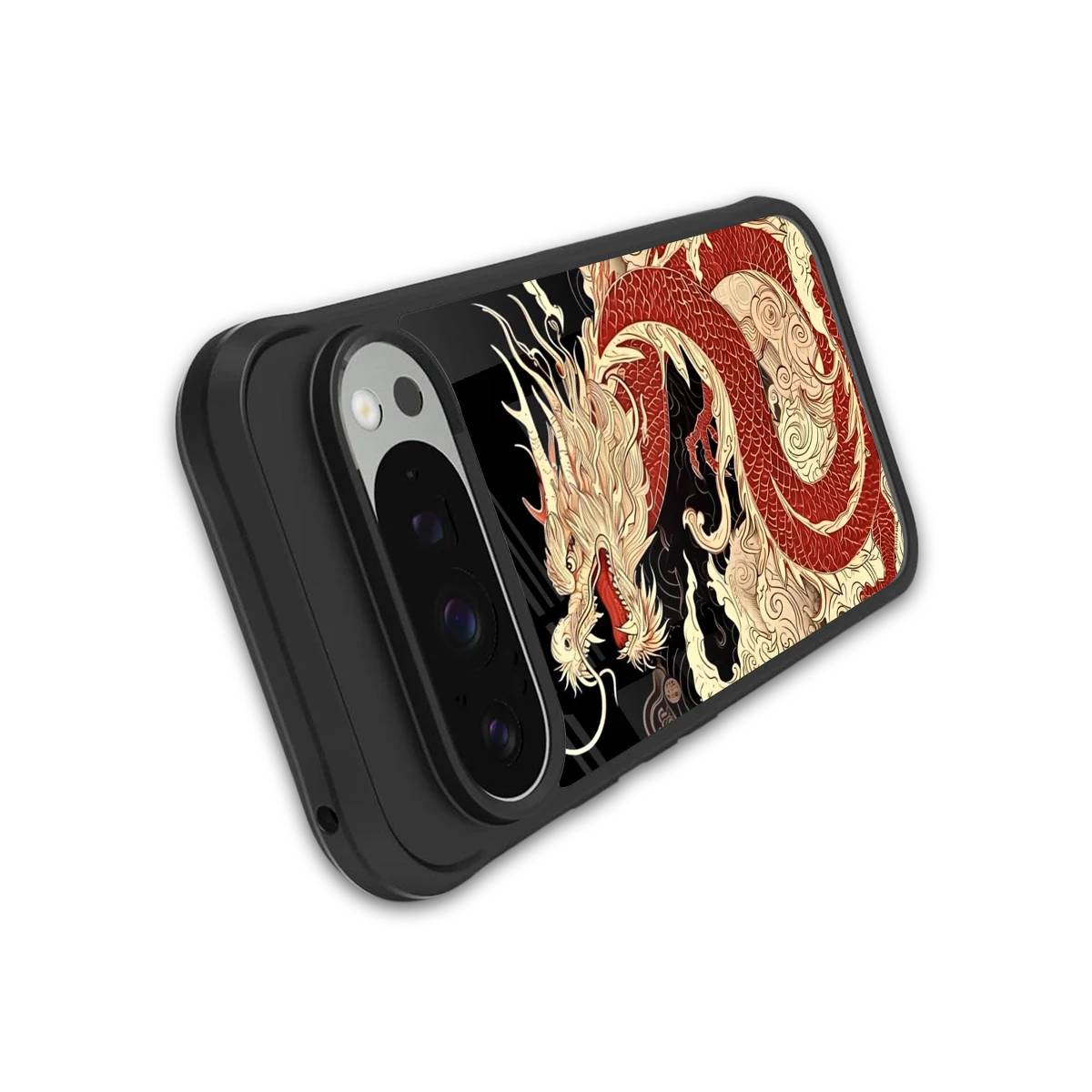 Dragon Spirit stylish phone case for google pixel 9 pro | glossy glass and slim fit