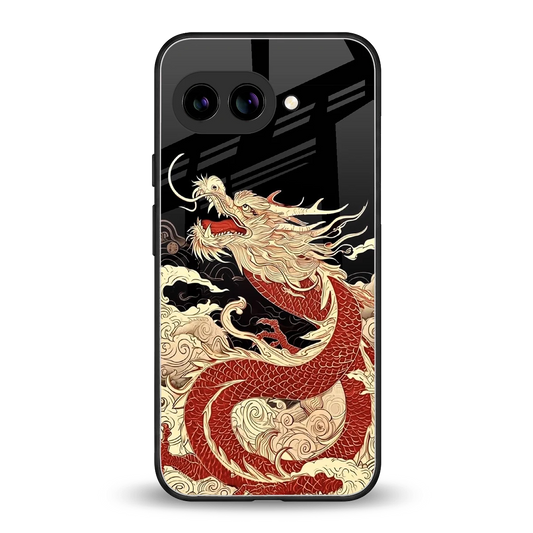 Dragon Spirit back phone cover | glass case for google pixel 9a