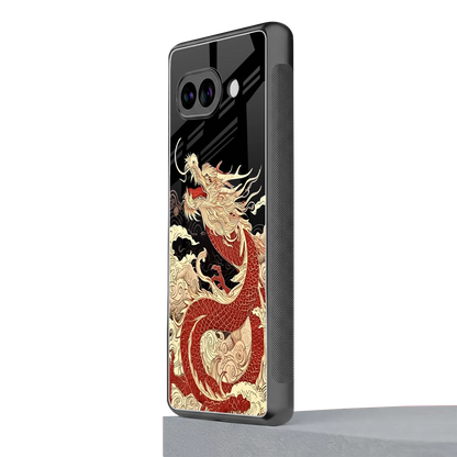 Dragon Spirit google pixel 9a mobile cover | shockproof glass phone case