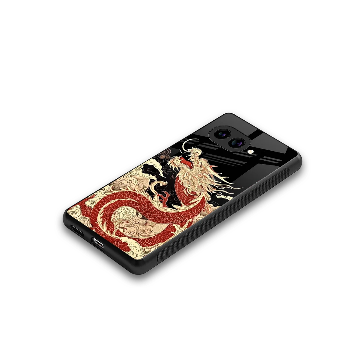 Dragon Spirit stylish phone case for google pixel 9a | glossy glass and slim fit