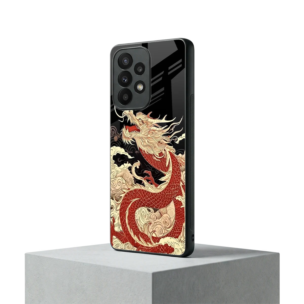 Dragon Spirit samsung galaxy a23 mobile cover | shockproof glass phone case