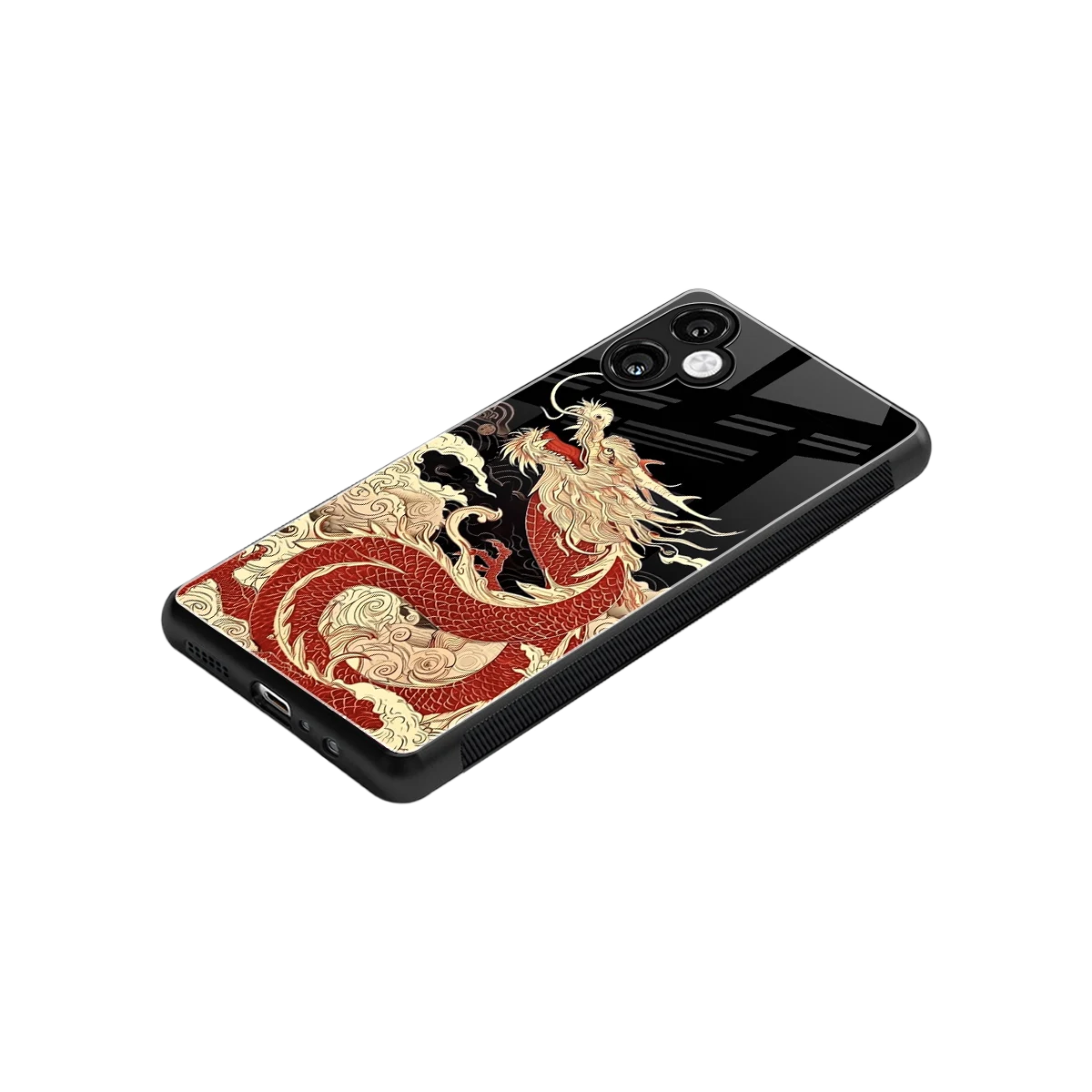 Dragon Spirit stylish phone case for samsung galaxy a06 5g | glossy glass and slim fit