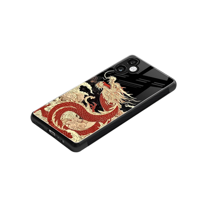 Dragon Spirit stylish phone case for samsung galaxy a06 5g | glossy glass and slim fit