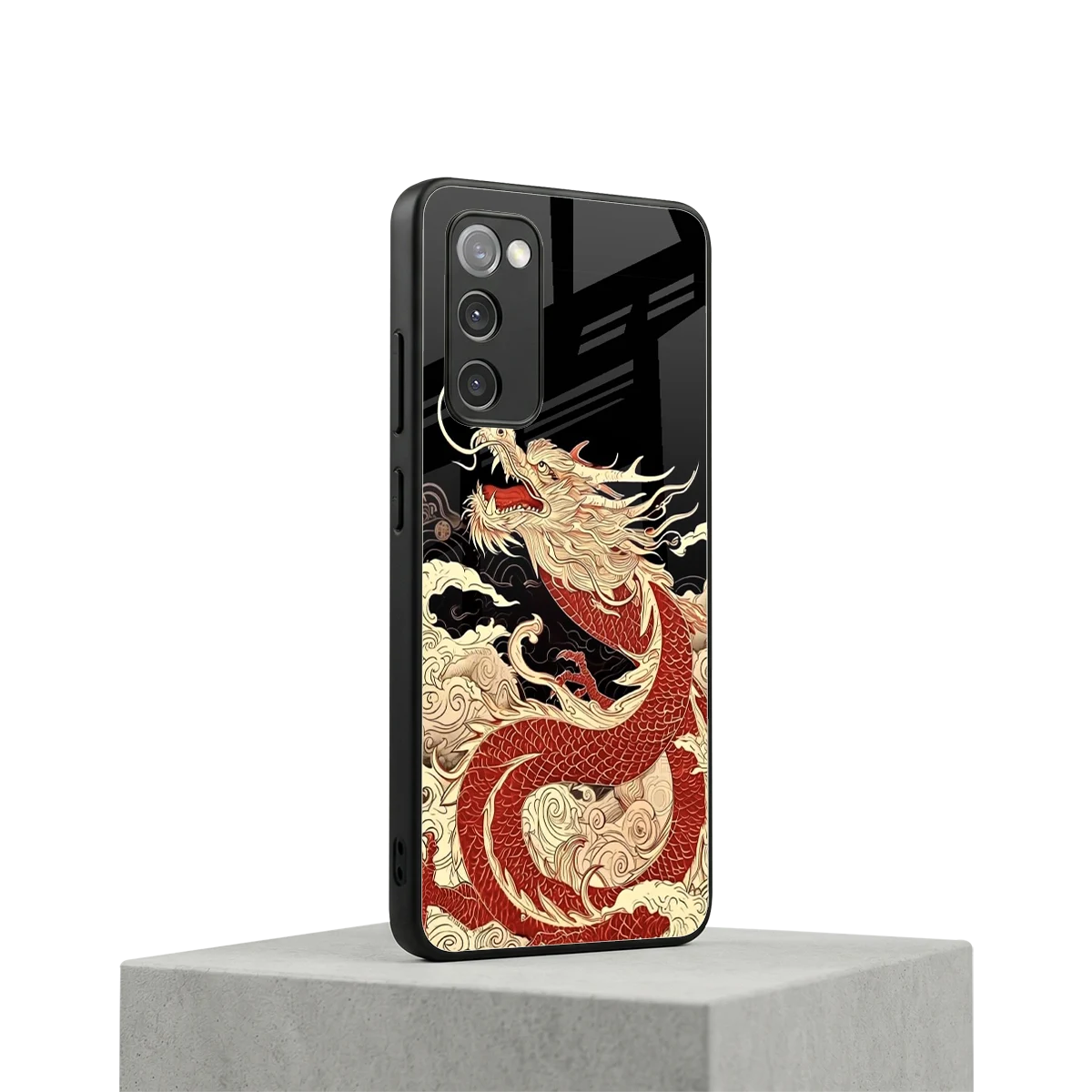 Dragon Spirit samsung galaxy s20 fe mobile cover | shockproof glass phone case