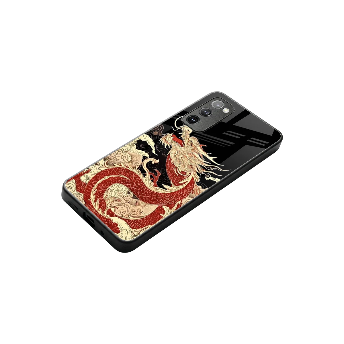 Dragon Spirit stylish phone case for samsung galaxy s20 fe | glossy glass and slim fit