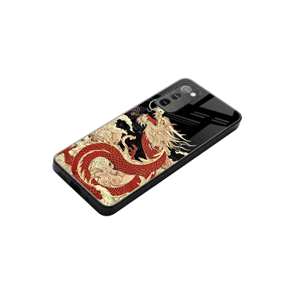 Dragon Spirit stylish phone case for samsung galaxy s20 fe | glossy glass and slim fit