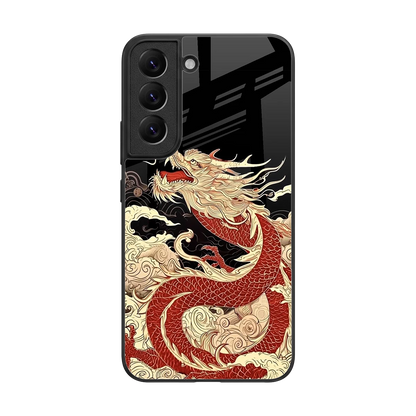 Dragon Spirit back phone cover | glass case for samsung galaxy s22