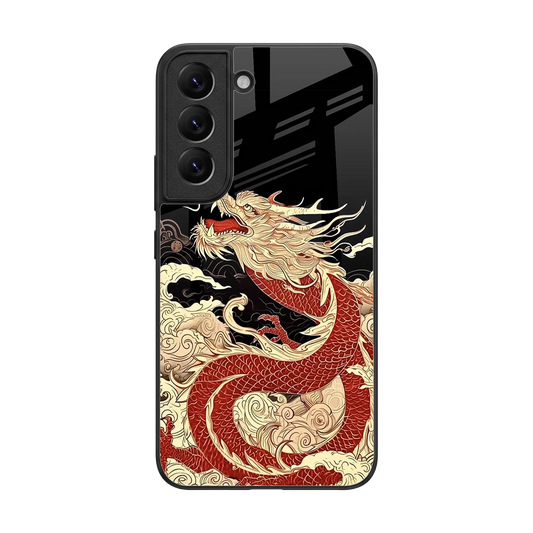 Dragon Spirit back phone cover | glass case for samsung galaxy s22