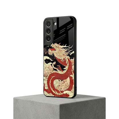 Dragon Spirit samsung galaxy s22 mobile cover | shockproof glass phone case