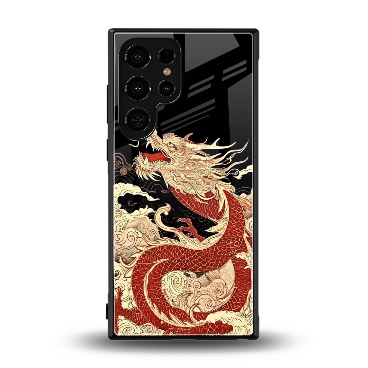 Dragon Spirit back phone cover | glass case for samsung galaxy s23 ultra