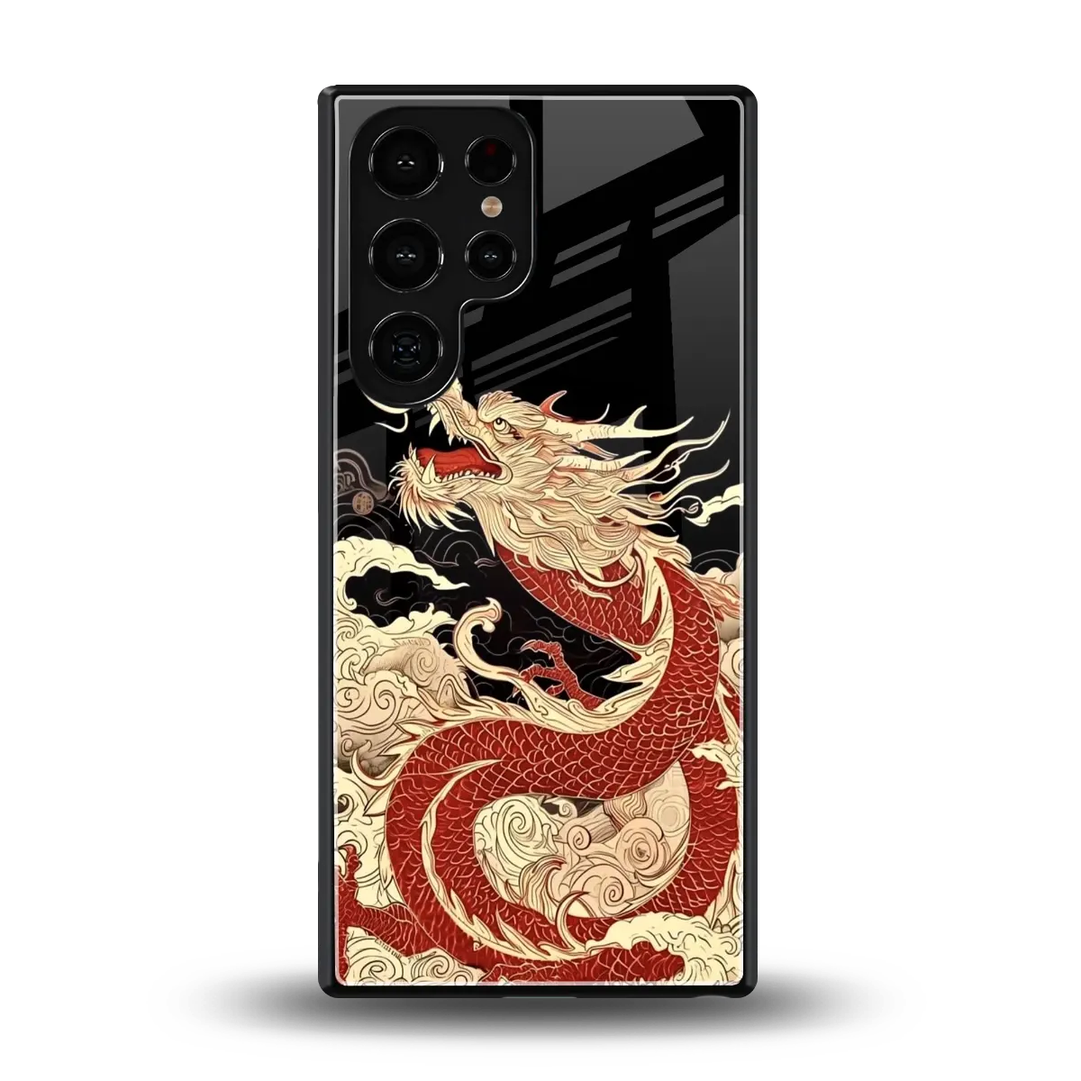 Dragon Spirit back phone cover | glass case for samsung galaxy s25 ultra
