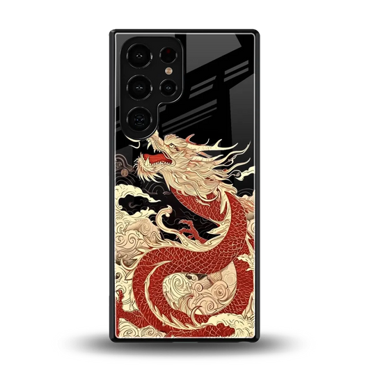 Dragon Spirit back phone cover | glass case for samsung galaxy s26 ultra