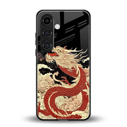 Dragon Spirit back phone cover | glass case for samsung galaxy s25