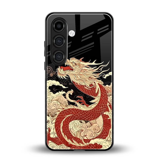Dragon Spirit back phone cover | glass case for samsung galaxy s25