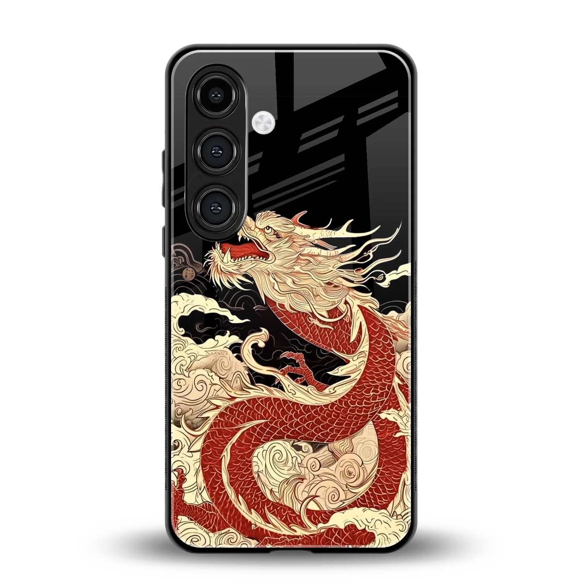 Dragon Spirit back phone cover | glass case for samsung galaxy s24 fe