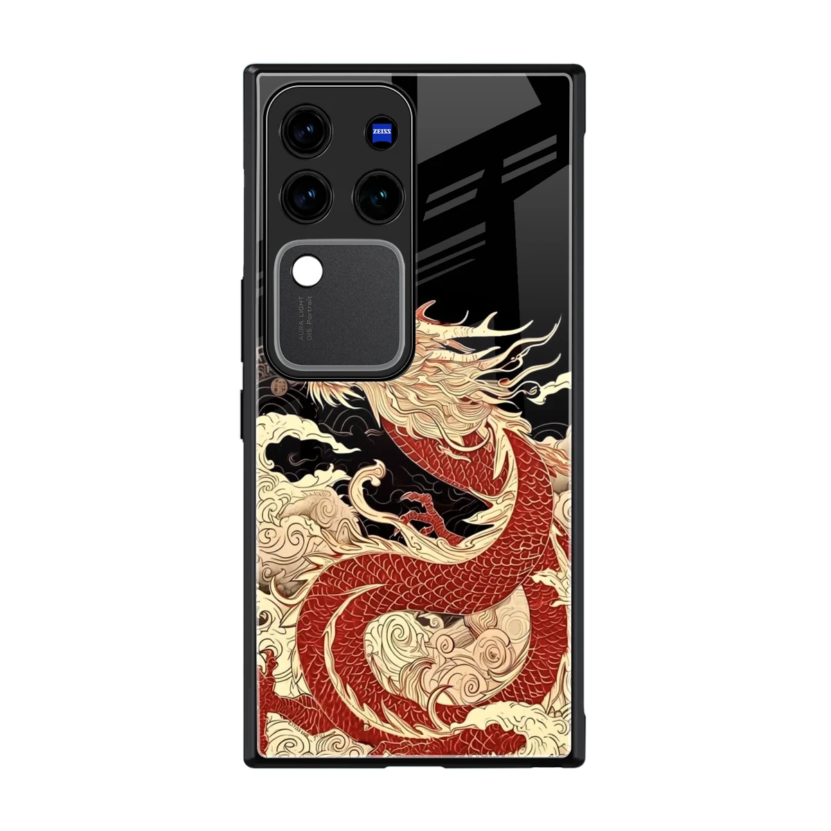 Dragon Spirit back phone cover | glass case forvivo v30 pro