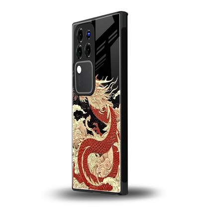 Dragon Spiritvivo v30 pro mobile cover | shockproof glass phone case