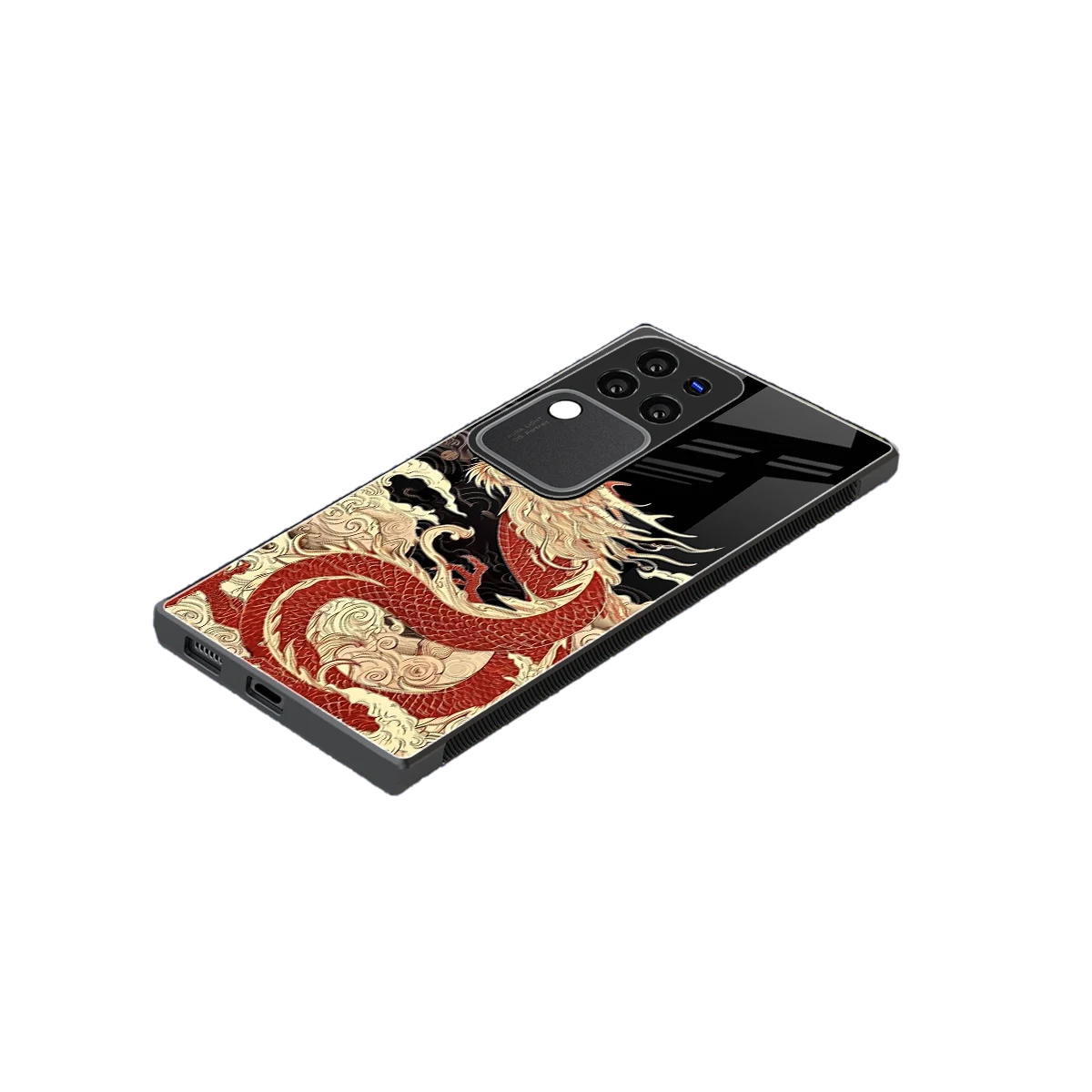 Dragon Spirit stylish phone case forvivo v30 pro | glossy glass and slim fit